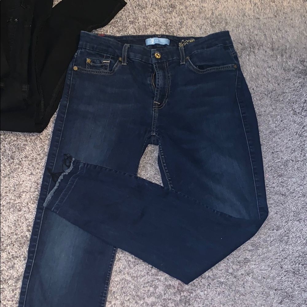 7 for all mankind the ankle skinny